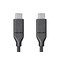 Monoprice Essentials USB Type-C to Type-C 2.0 Cable - 480Mbps_ 5A_ 26AWG_ Black_ 24283 - alternate 2